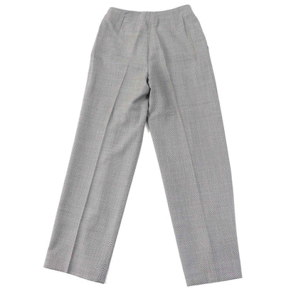 エルメス ヴィンテージ ウール シルク H パターン パンツ