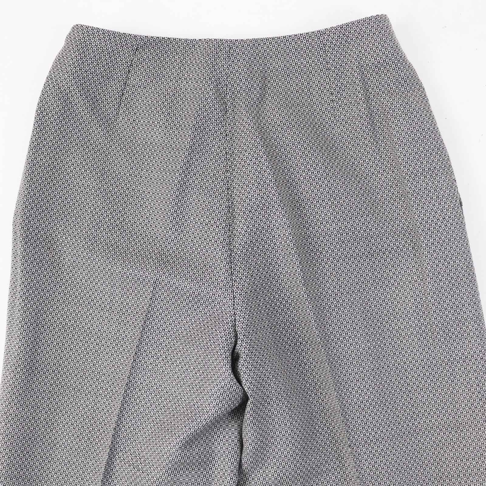 エルメス ヴィンテージ ウール シルク H パターン パンツ