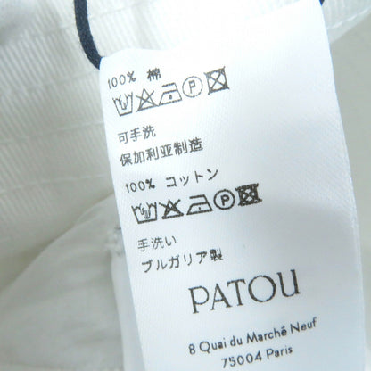 PATOU オーガニック コットン バケット ハット ホワイト M-L