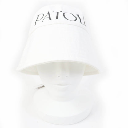 PATOU オーガニック コットン バケット ハット ホワイト M-L