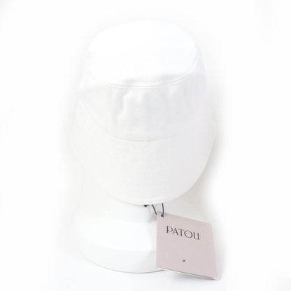 PATOU オーガニック コットン バケット ハット ホワイト M-L
