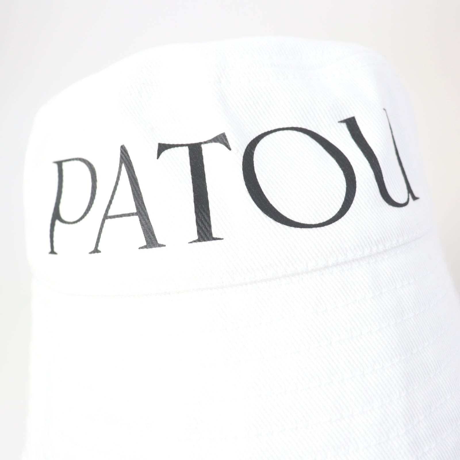 PATOU オーガニック コットン バケット ハット ホワイト M-L