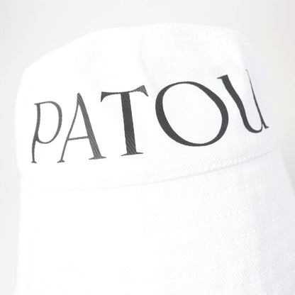 PATOU オーガニック コットン バケット ハット ホワイト M-L