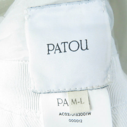 PATOU オーガニック コットン バケット ハット ホワイト M-L