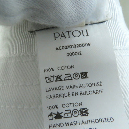 PATOU オーガニック コットン バケット ハット ホワイト M-L
