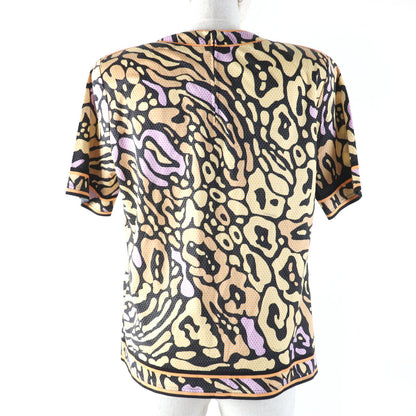 LEONARD FASHION 総柄 コットン 半袖 トップス