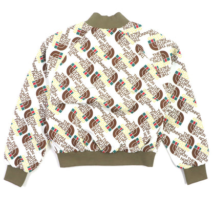 グッチ ザ ノース フェイス ボンバー ジャケット ブラウン M