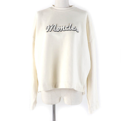 Moncler FELPA オーバーサイズ スウェットシャツ アイボリー S