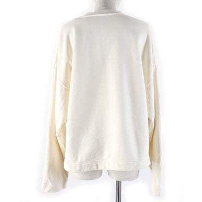 Moncler FELPA オーバーサイズ スウェットシャツ アイボリー S