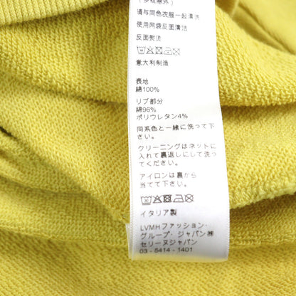 セリーヌ コットン フーディ パーカー イエロー ブラック XS