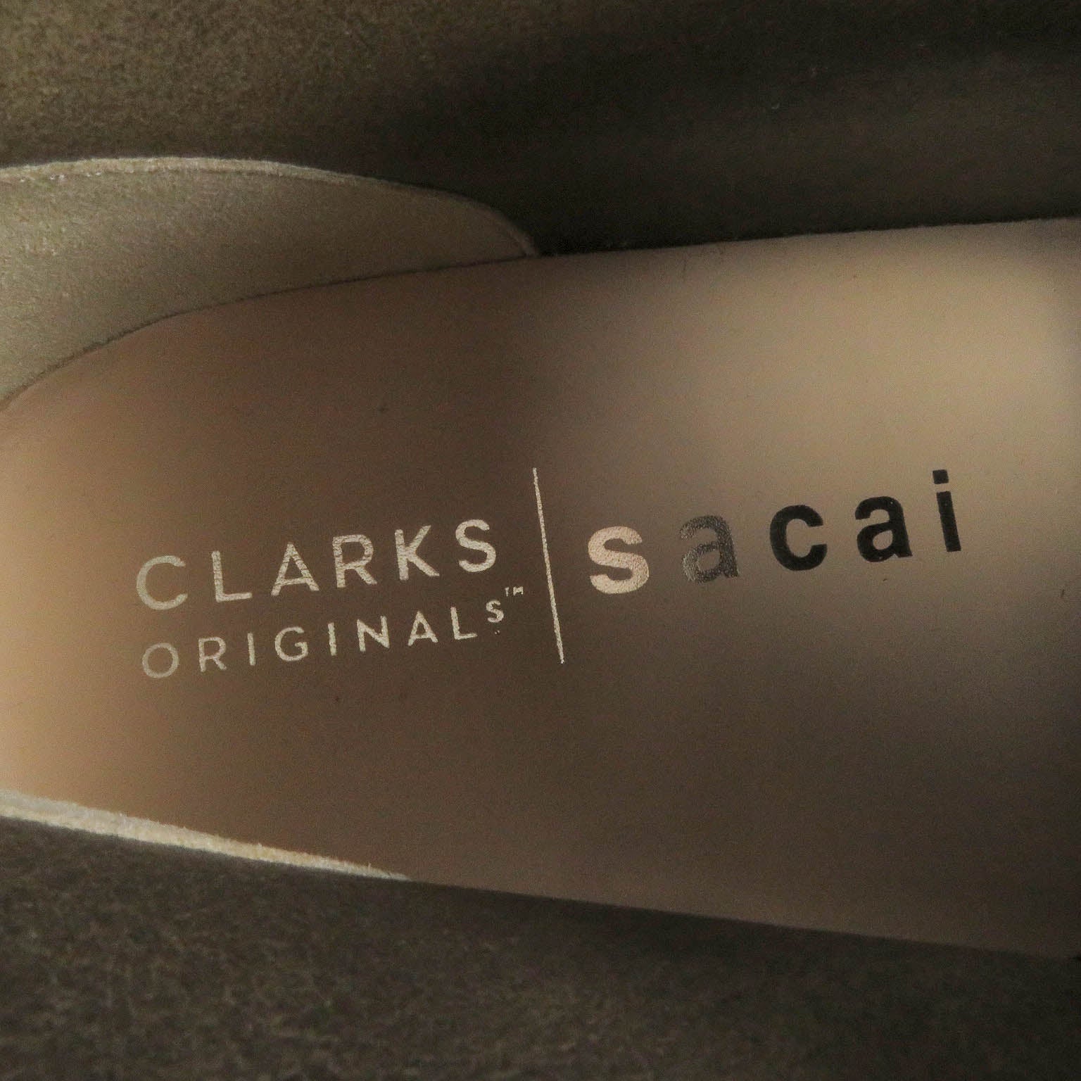 sacai Clarks ハイブリッド ワラビー スエード ブーツ 6.5