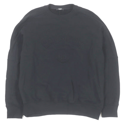 Balmain ロゴ クルーネック スウェットシャツ ブラック S