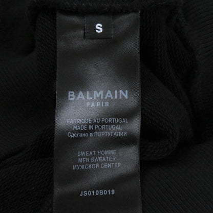 Balmain ロゴ クルーネック スウェットシャツ ブラック S