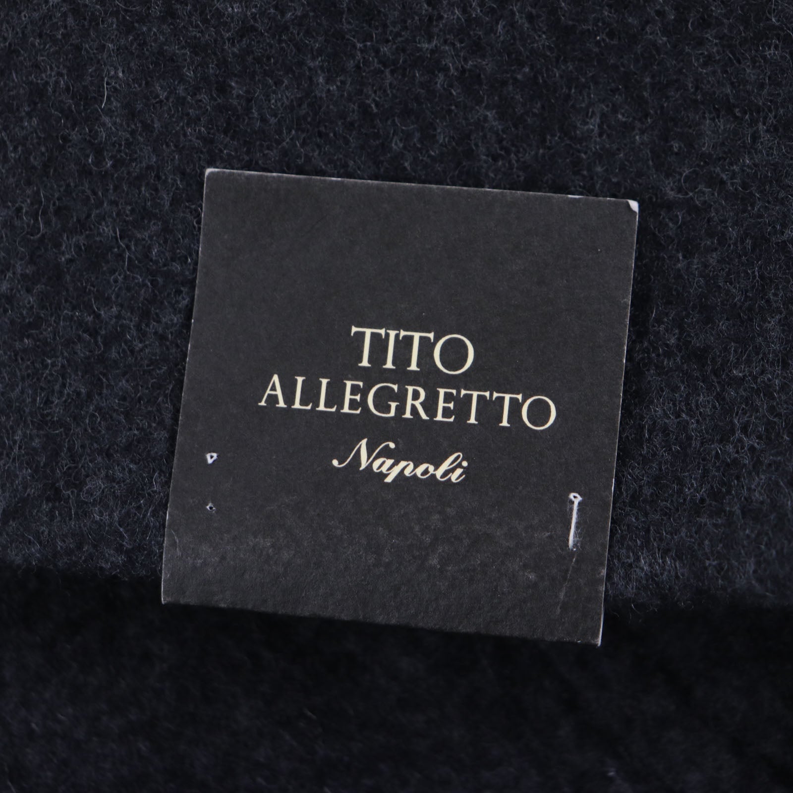 TITO ALLEGRETTO ウール ナイロン チェック チェスター コート