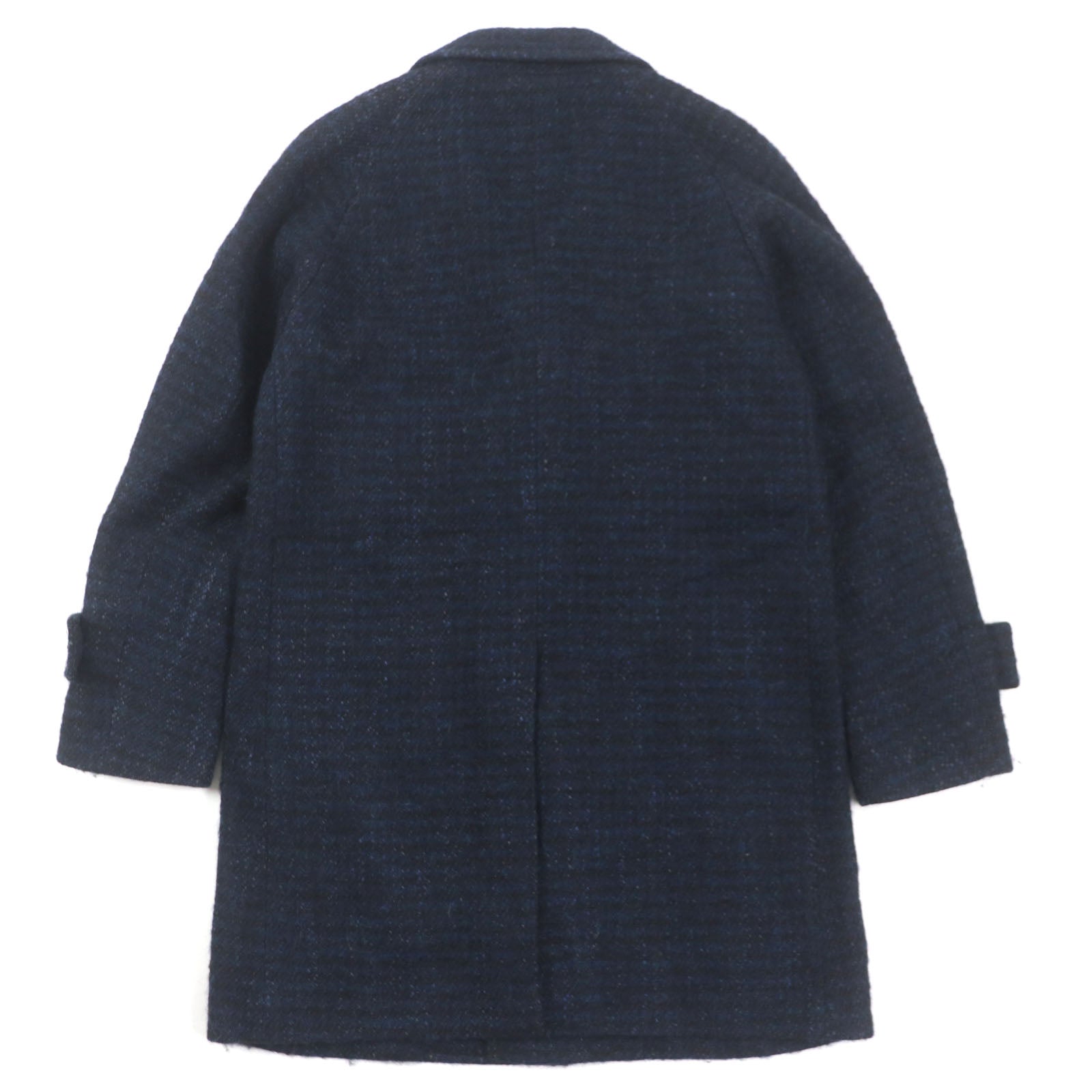 RING JACKET ウール アルパカ モヘア シルク チェック コート