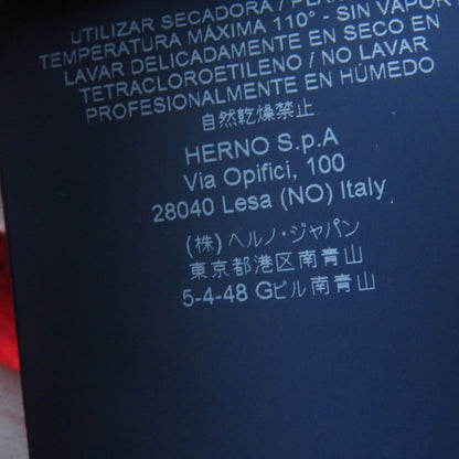 Herno レディース レッド スタンドカラー コート