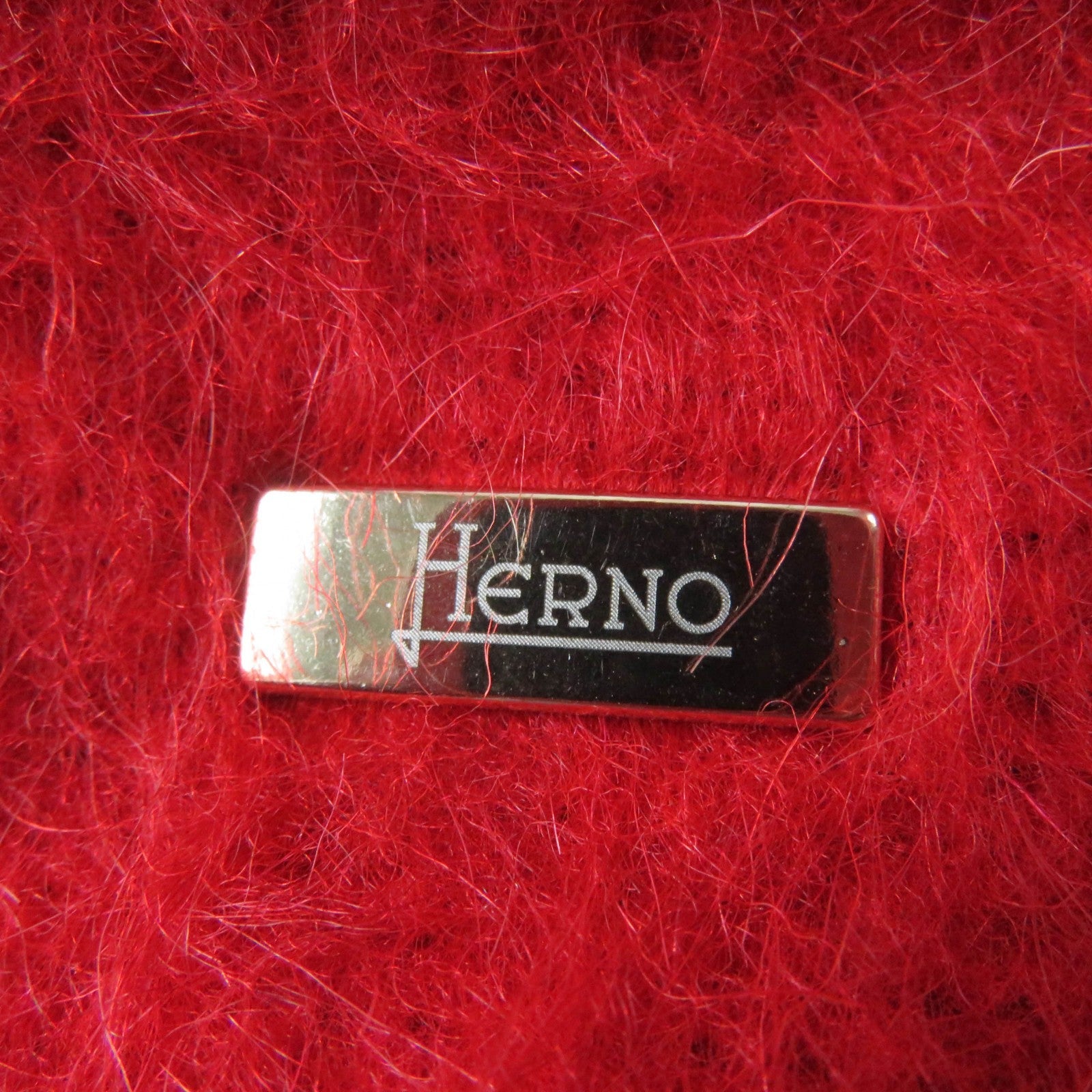 Herno レディース レッド スタンドカラー コート