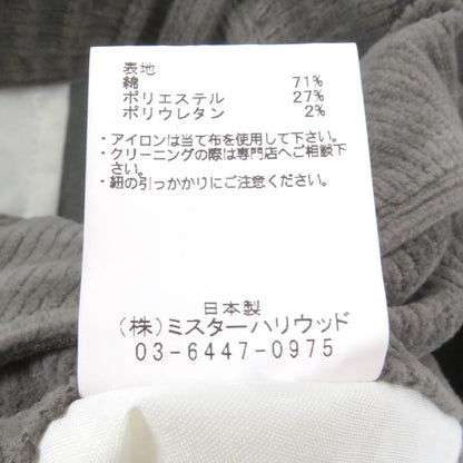 N.HOOLYWOOD コーデュロイ テーパード パンツ チャコール