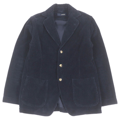 LARDINI コーデュロイ ジャケット ネイビー M