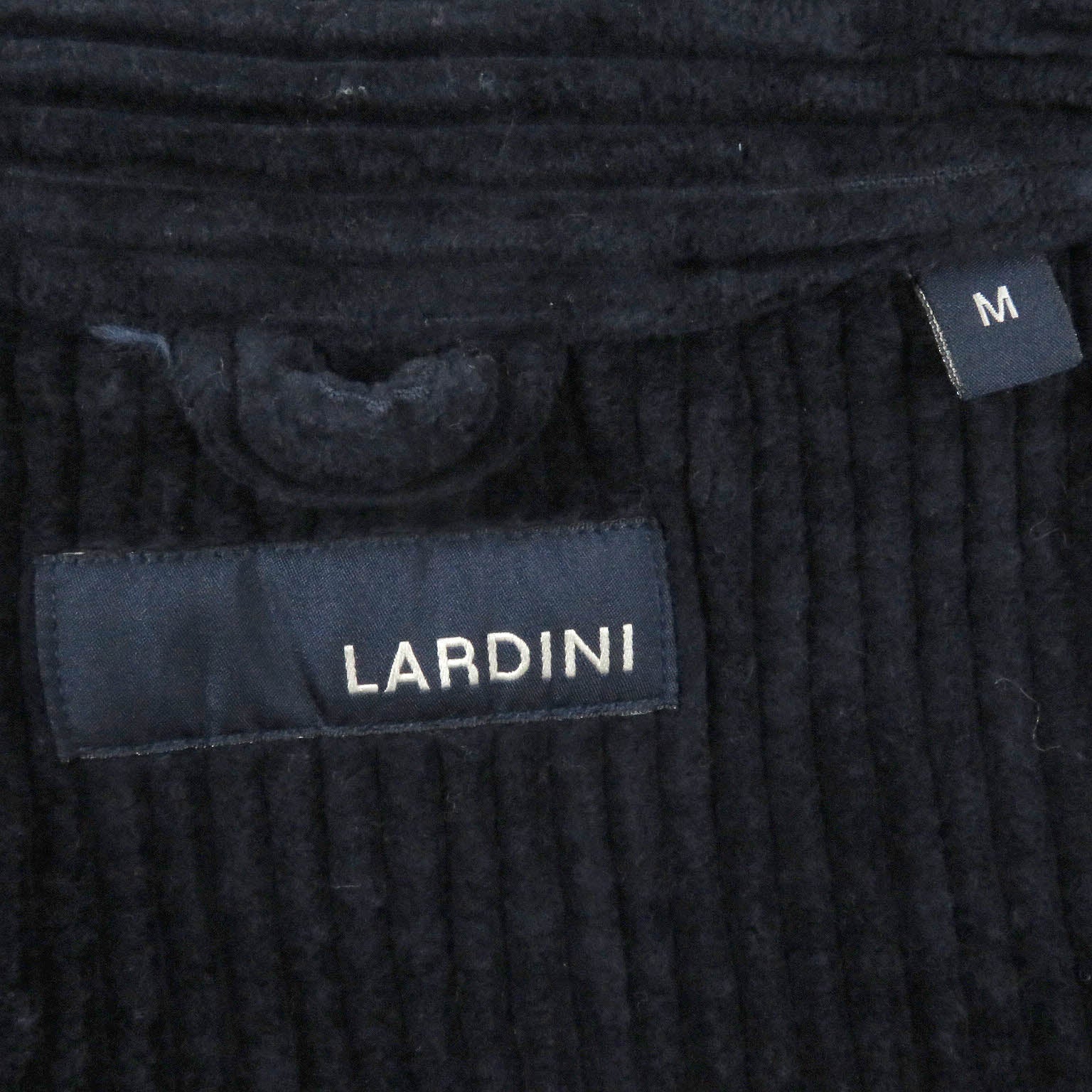 LARDINI コーデュロイ ジャケット ネイビー M