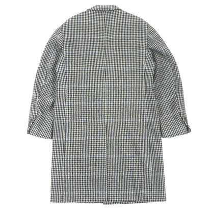 Sartorio ウール ハウンドトゥース チェスター コート