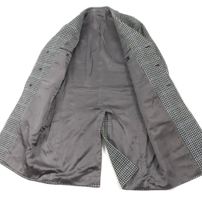 Sartorio ウール ハウンドトゥース チェスター コート