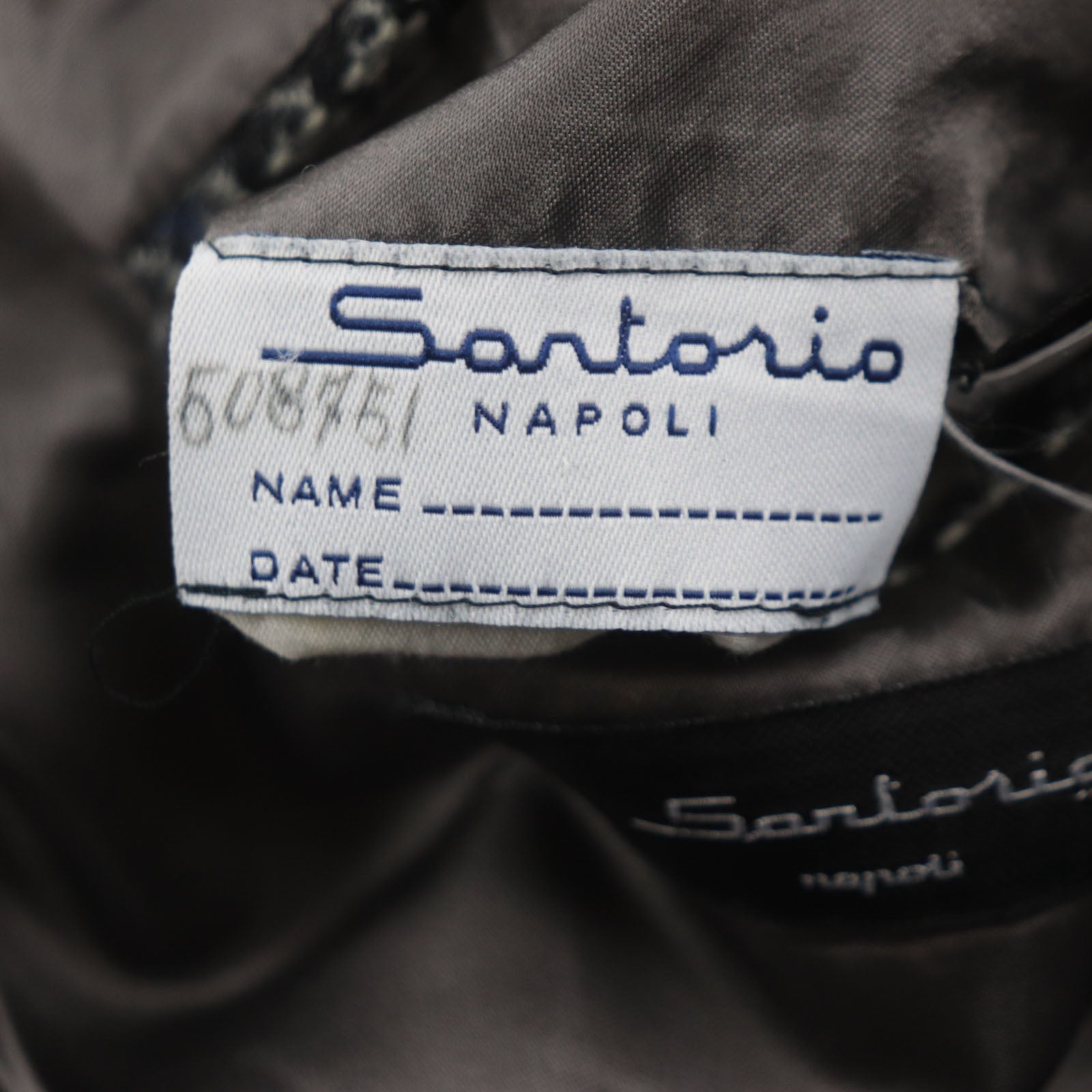 Sartorio ウール ハウンドトゥース チェスター コート