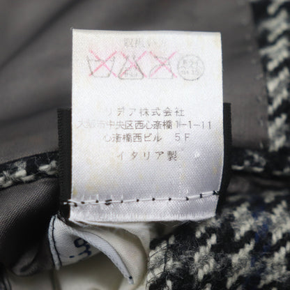Sartorio ウール ハウンドトゥース チェスター コート