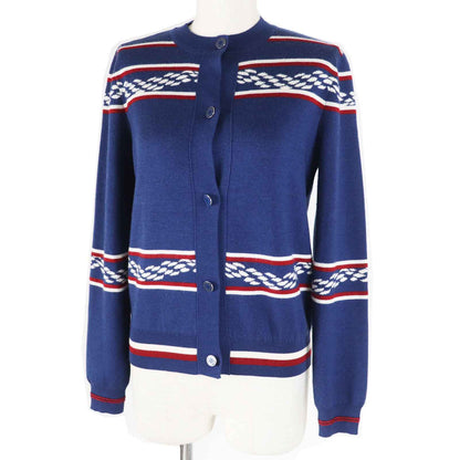 エルメス カシミヤ シルク ニット カーディガン レディース