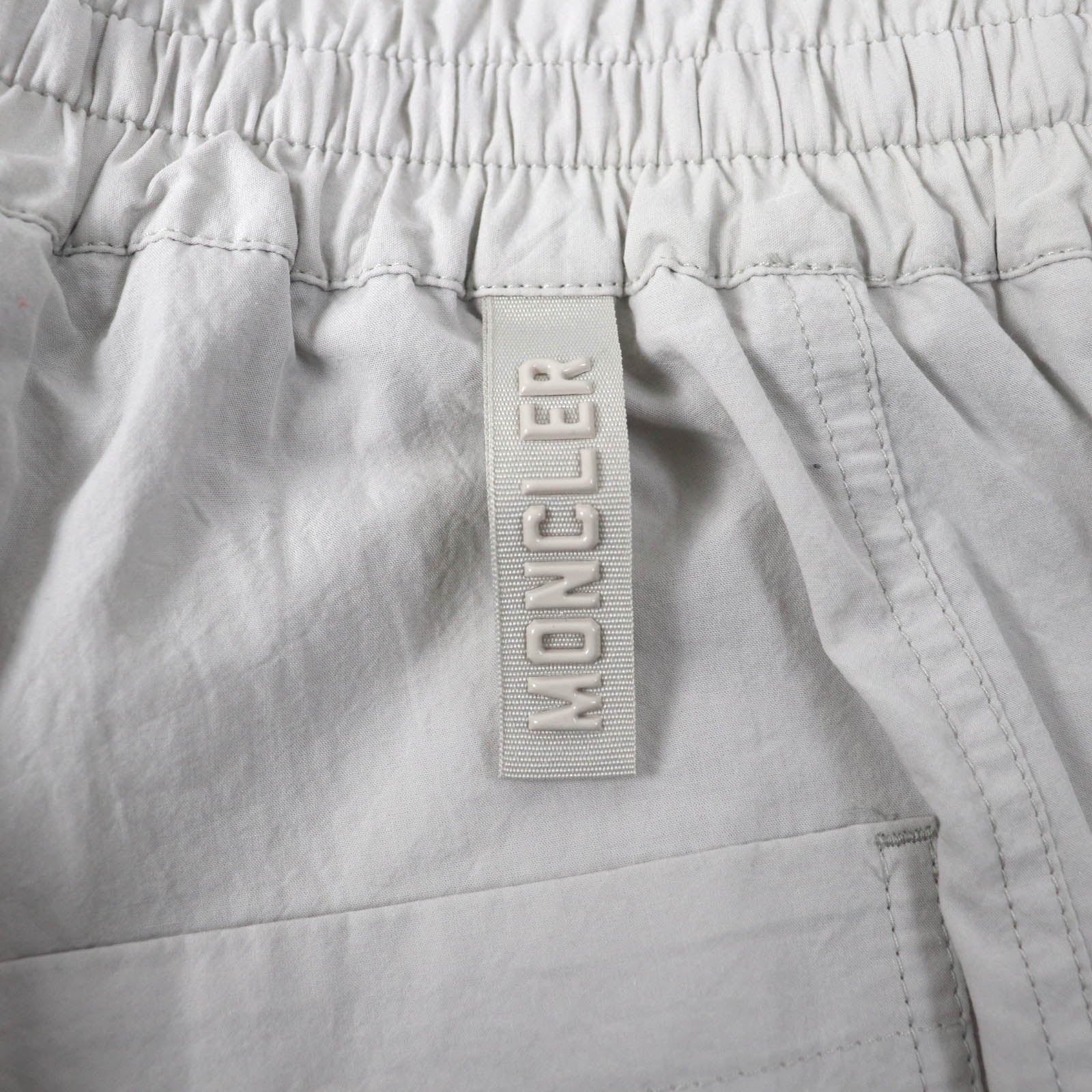 MONCLER PANTALONE コットン カーゴ パンツ レディース