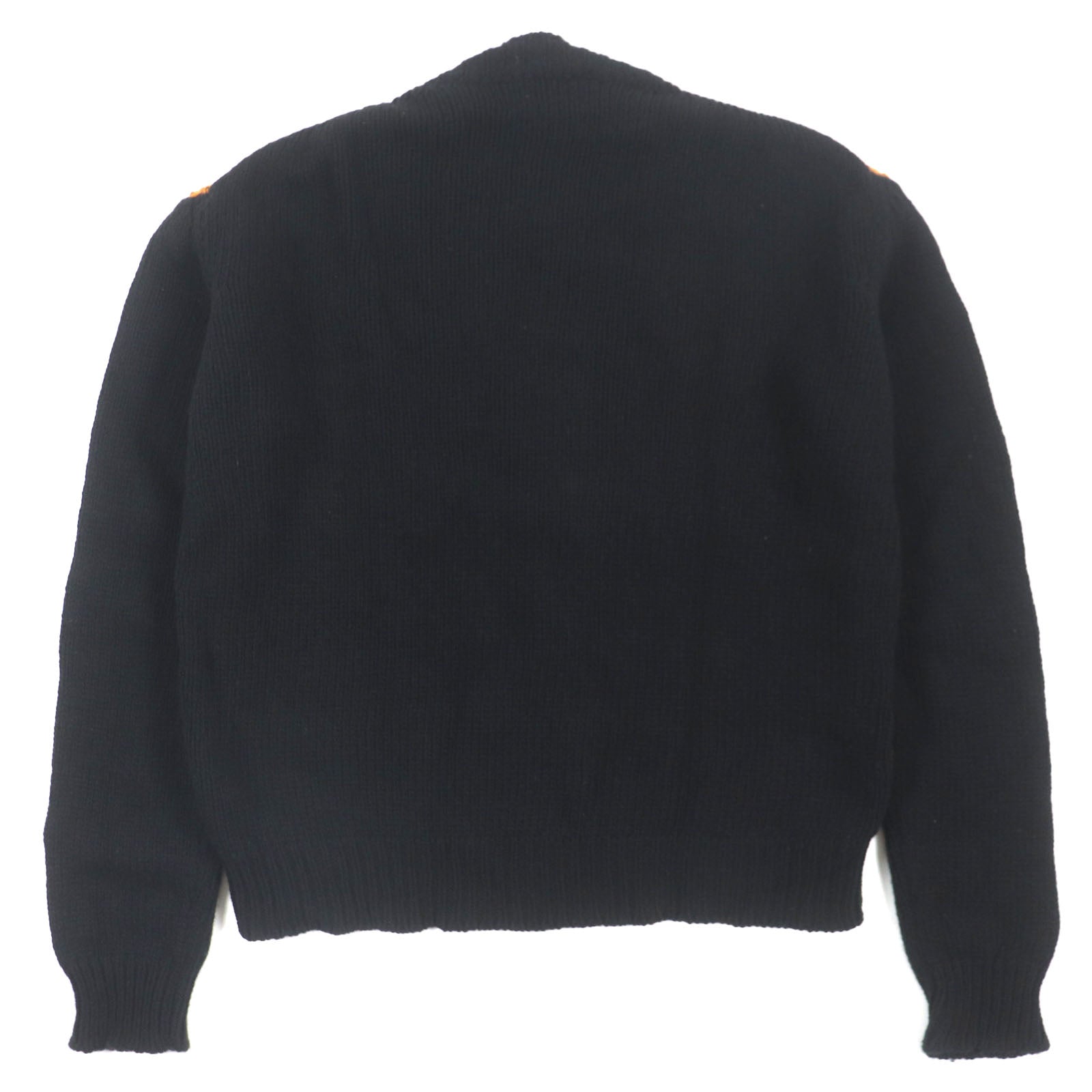 マルニ×CARHARTT ウール シルク ロゴ ニット セーター ブラック