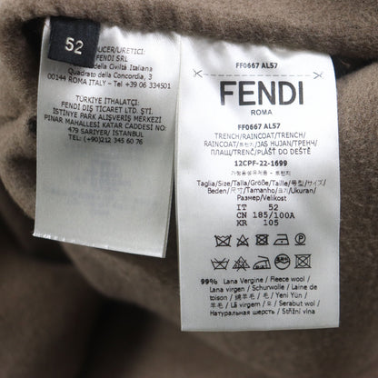 フェンディ ウールシルクトレンチコート