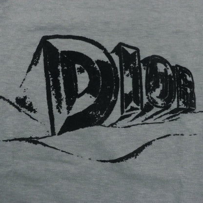 ディオール スラブ コットン ジャージー Tシャツ グレー S