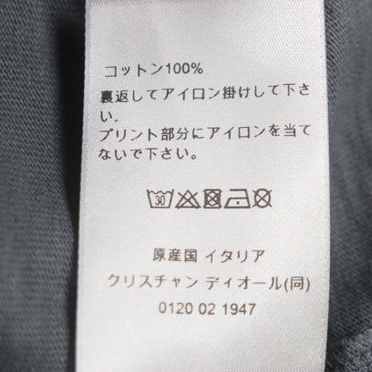 ディオール スラブ コットン ジャージー Tシャツ グレー S