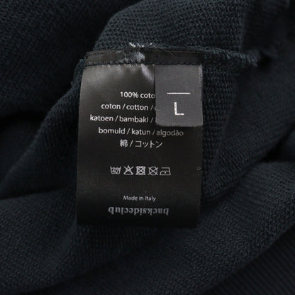 フリース カーディガン コットン 花柄 ブラック ベージュ L