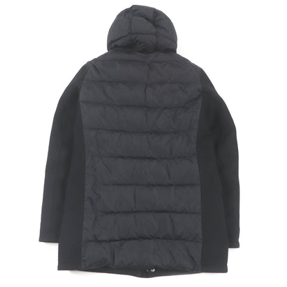 Herno ウール ナイロン ダッフル コート ブラック 44
