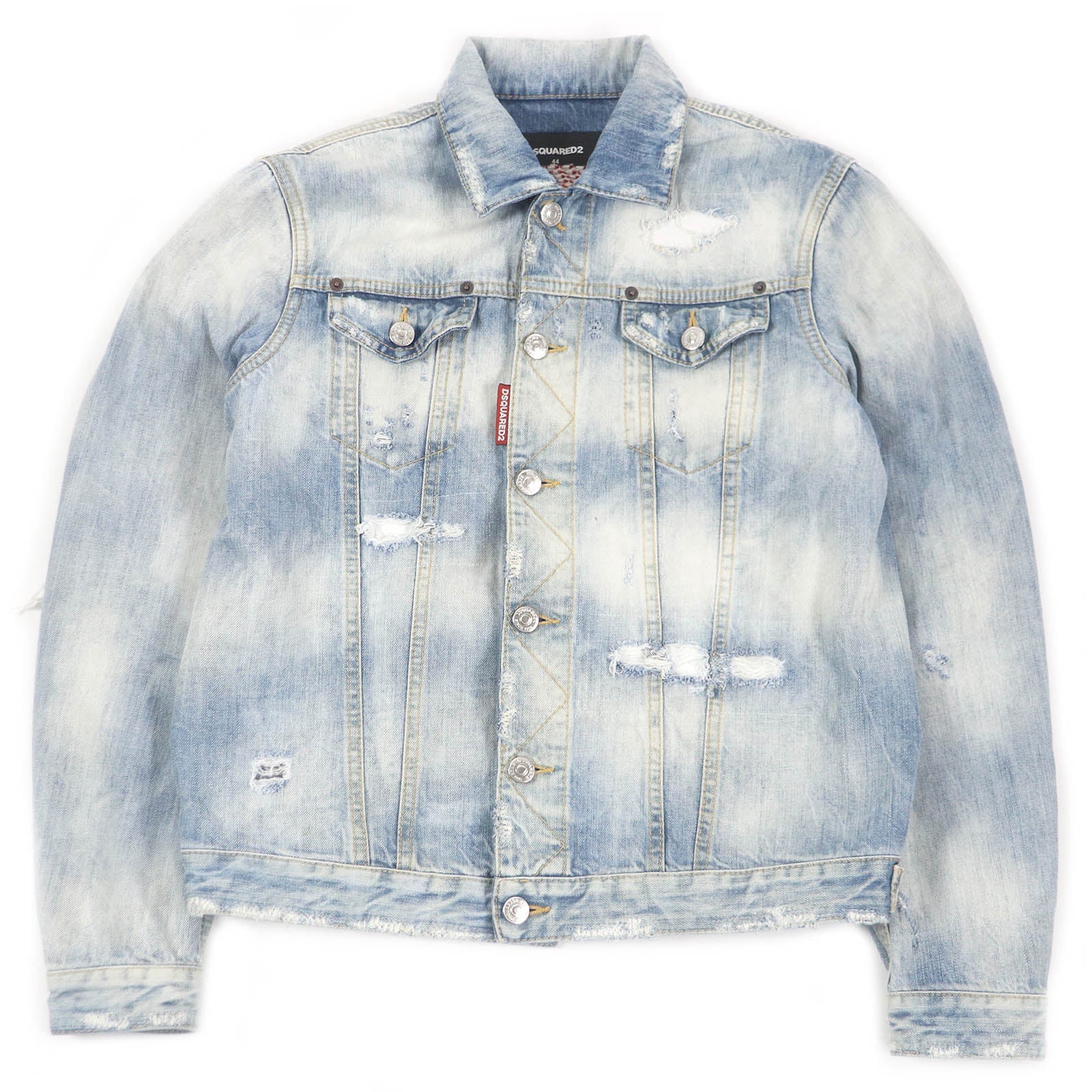 Dsquared2 Dan ジーン ジャケット インディゴ ブルー