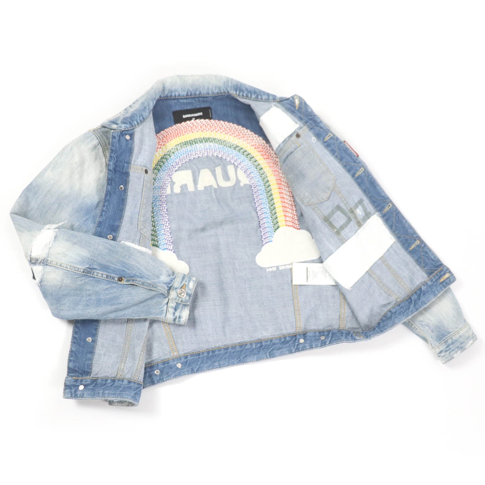 Dsquared2 Dan ジーン ジャケット インディゴ ブルー