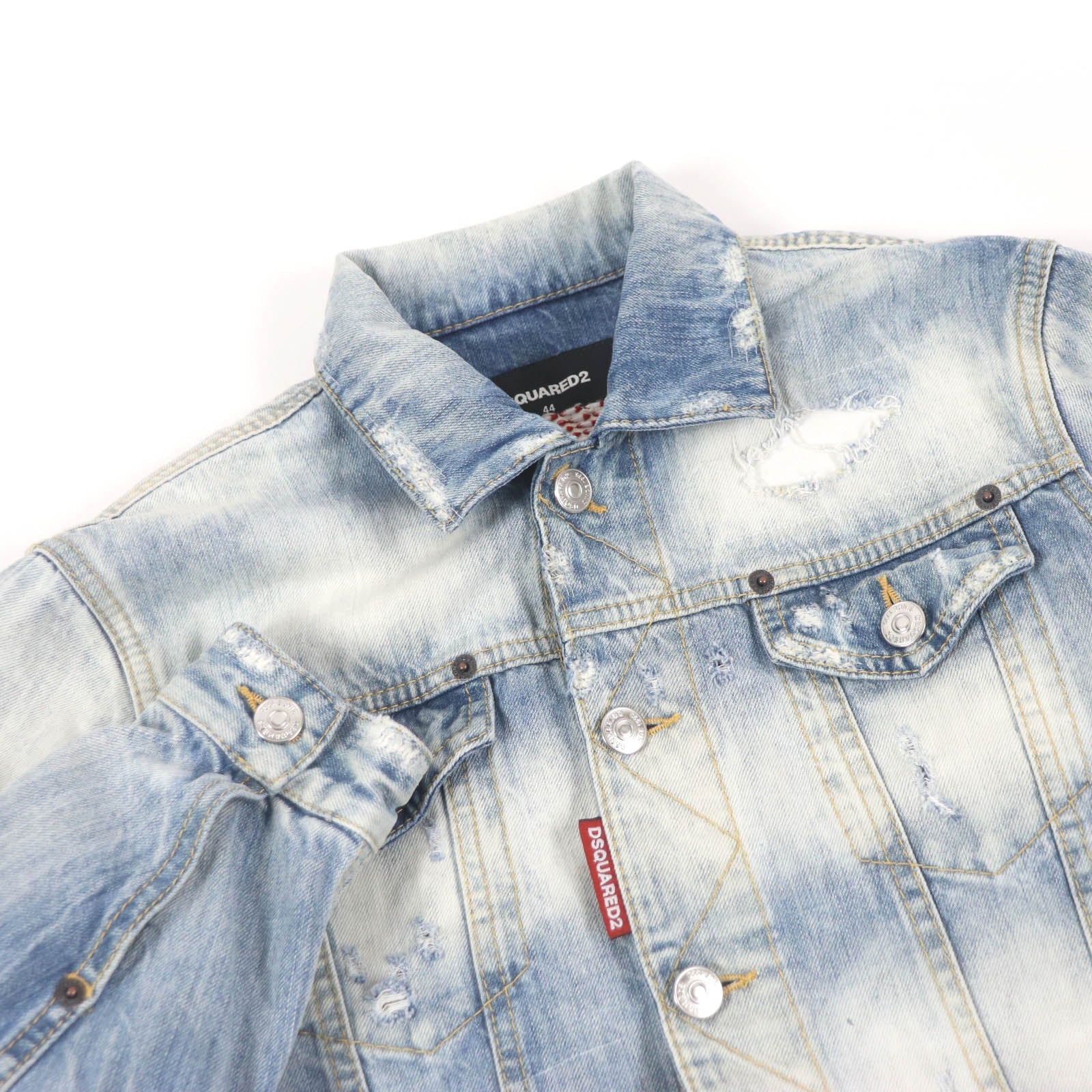 Dsquared2 Dan ジーン ジャケット インディゴ ブルー