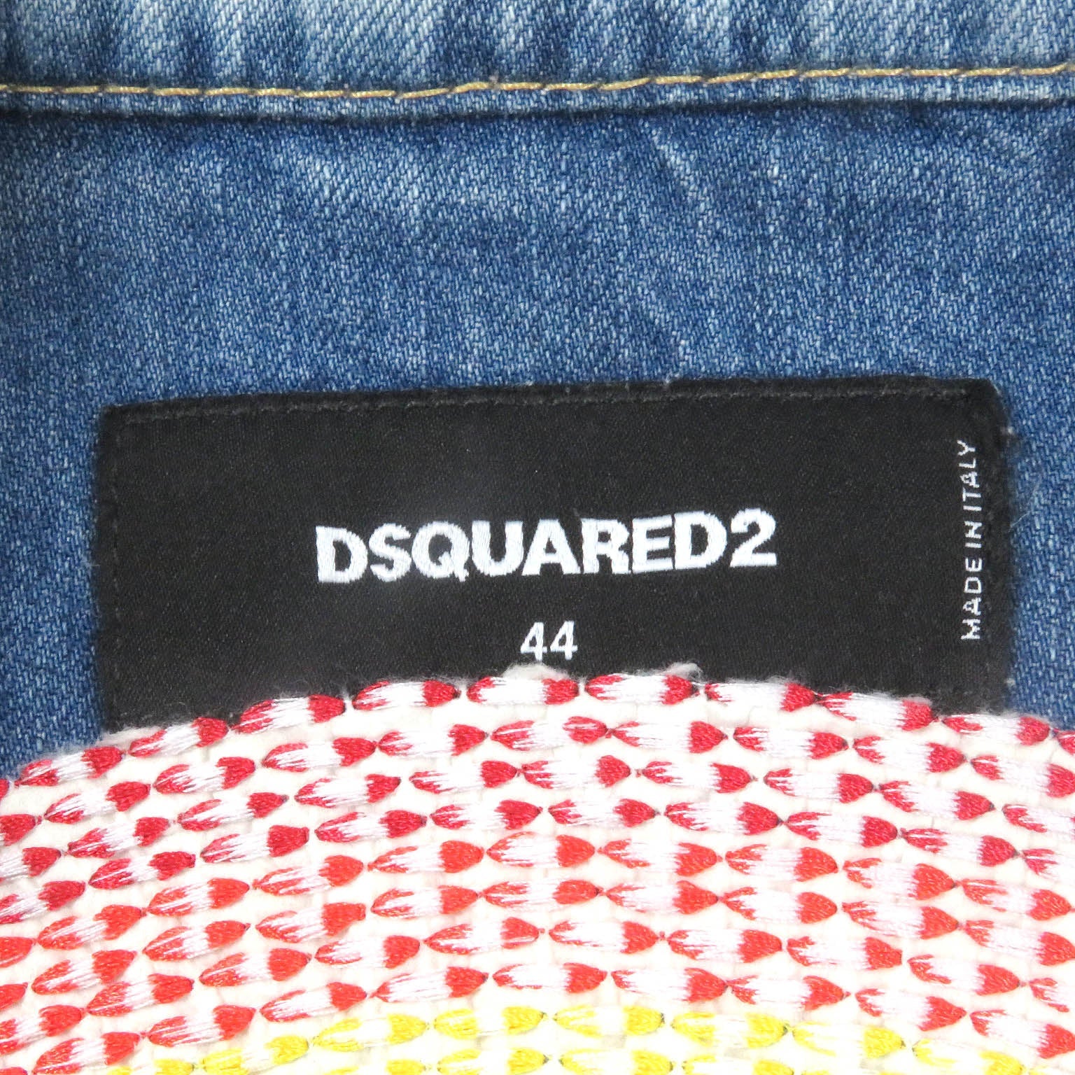 Dsquared2 Dan ジーン ジャケット インディゴ ブルー