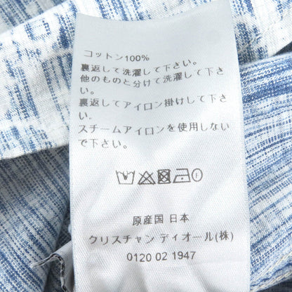 ディオール コットン オブリーク プリント デニム シャツ