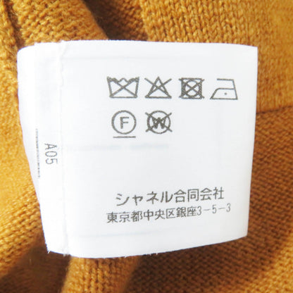 シャネル カシミヤ COCO ボタン バイカラー ニット カーディガン