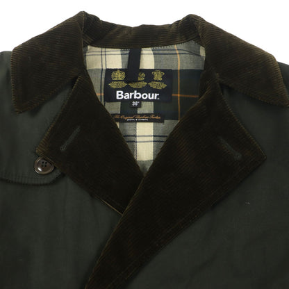 Barbour チェック オイルド コート