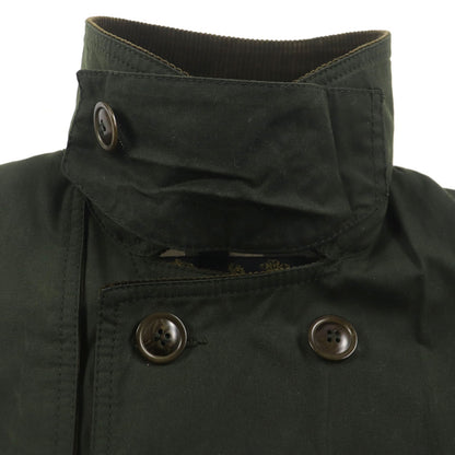 Barbour チェック オイルド コート