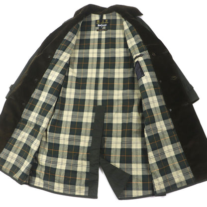 Barbour チェック オイルド コート