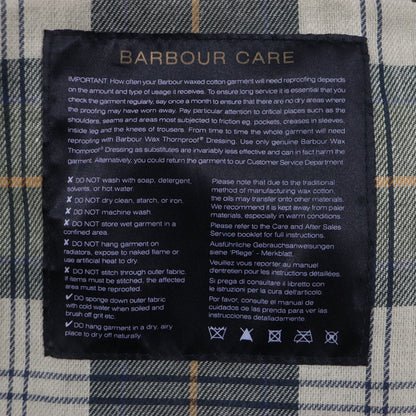 Barbour チェック オイルド コート