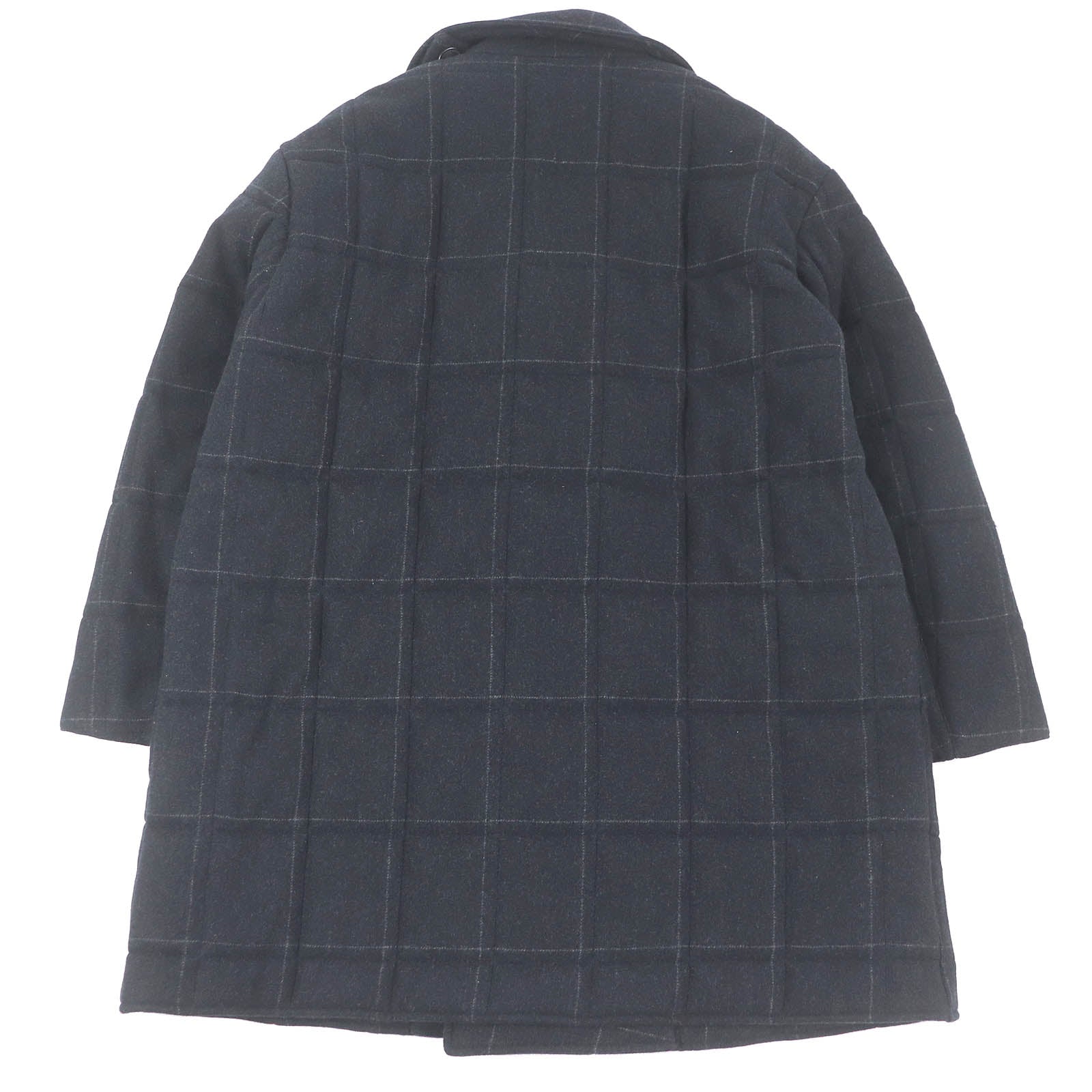 エルメス カシミア ダブルブレスト コート