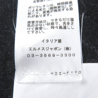 エルメス カシミア ダブルブレスト コート