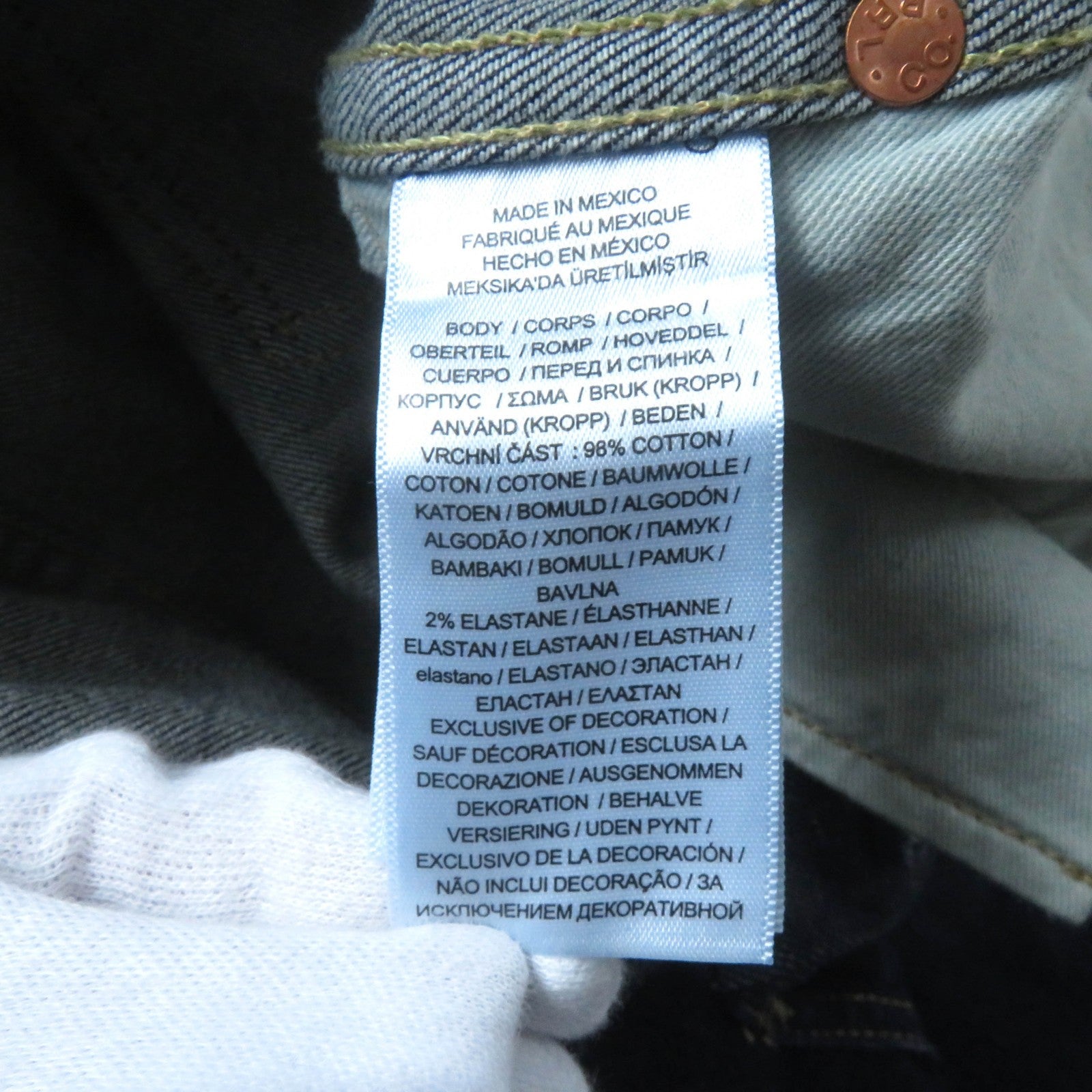 RRL コットン ポリウレタン デニム ジャンプスーツ レディース