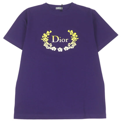 ディオール ロゴ Tシャツ パープル M